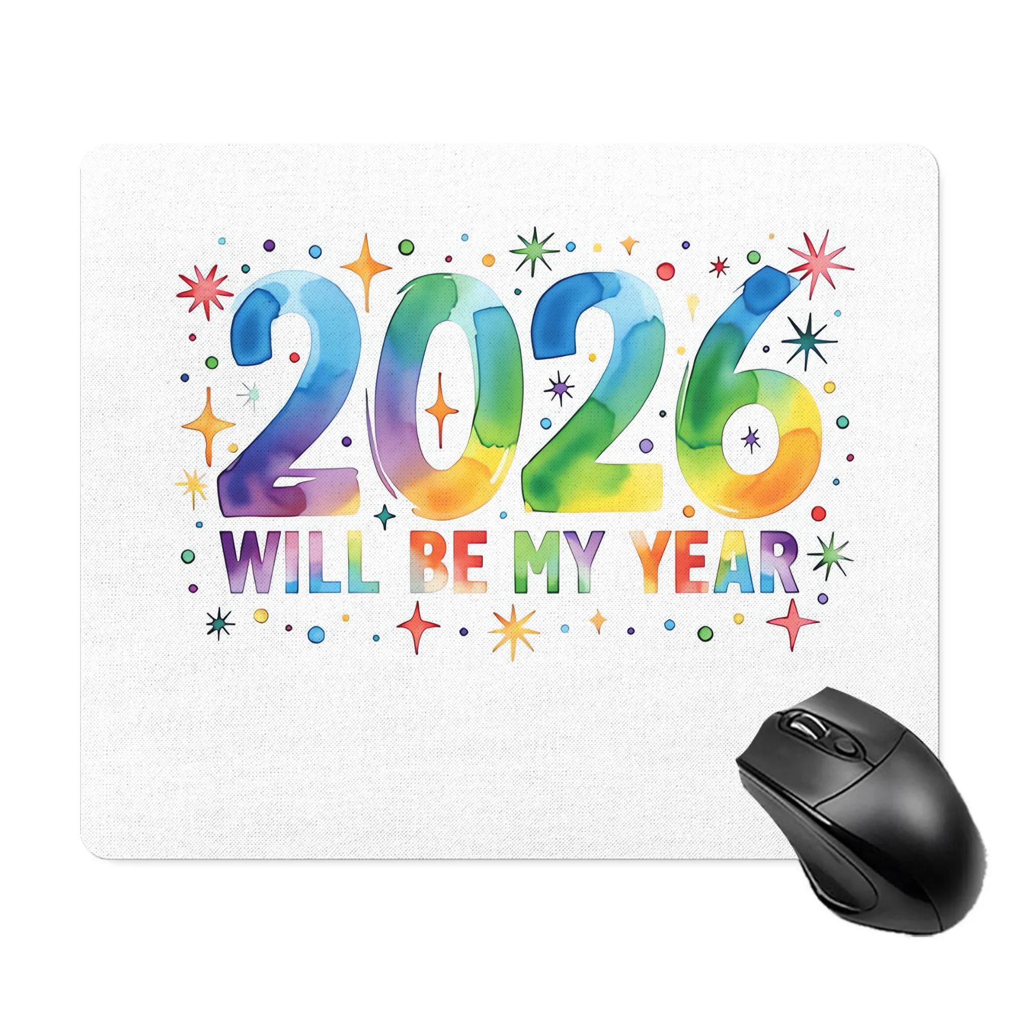 Office Tech Gear - 2026 Modern Desk Mat, Felt Fabric,