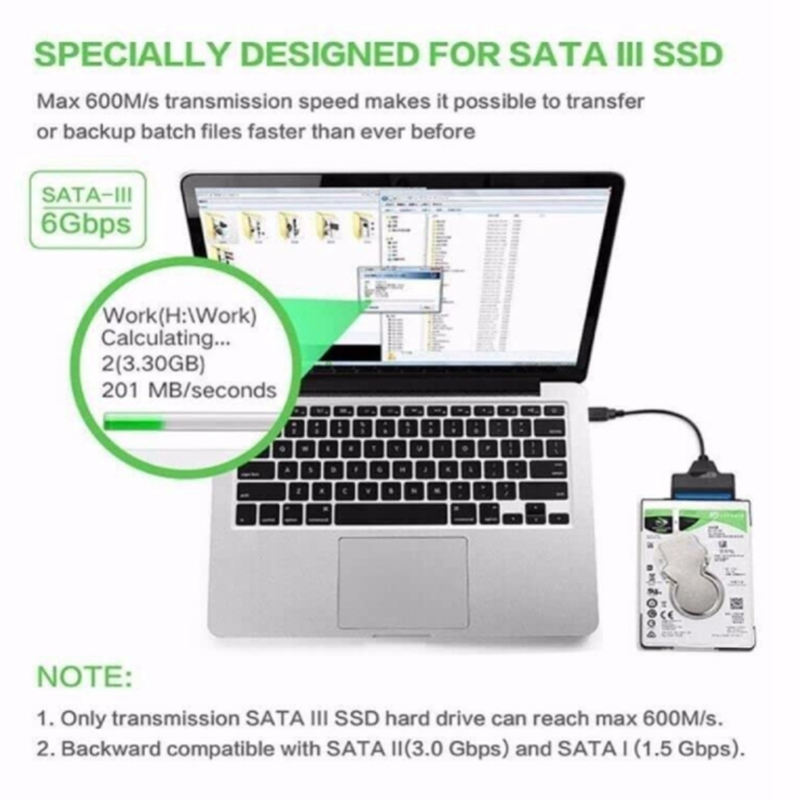 USB 3.1 Type C to SATA III HDD - Samsung Ssd Evo 870 评论和价格